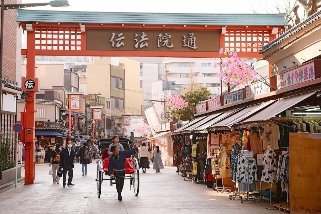 203 Oshiage Sta 3Mins Walk! Wi-Fi Elevator 4Pax Apartment Tokyo Ngoại thất bức ảnh