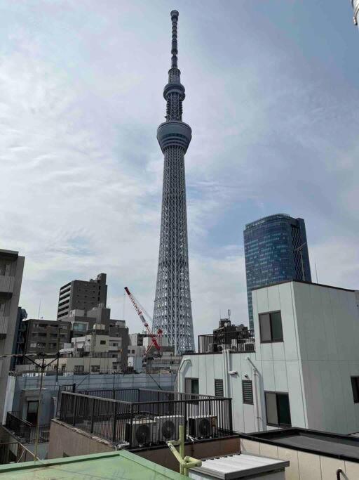 203 Oshiage Sta 3Mins Walk! Wi-Fi Elevator 4Pax Apartment Tokyo Ngoại thất bức ảnh