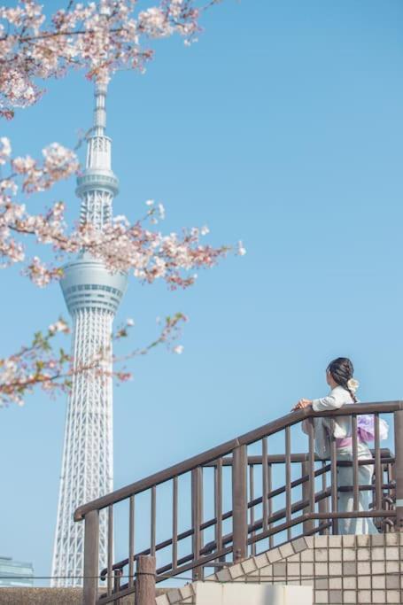 203 Oshiage Sta 3Mins Walk! Wi-Fi Elevator 4Pax Apartment Tokyo Ngoại thất bức ảnh