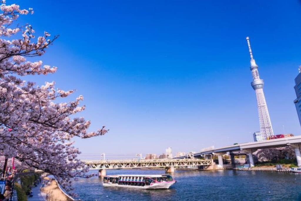 203 Oshiage Sta 3Mins Walk! Wi-Fi Elevator 4Pax Apartment Tokyo Ngoại thất bức ảnh