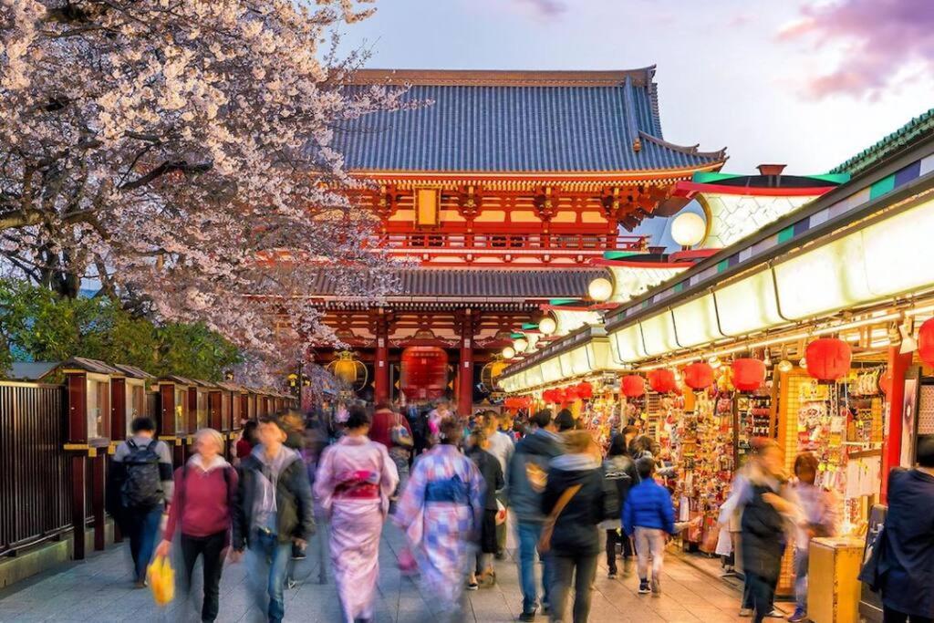 203 Oshiage Sta 3Mins Walk! Wi-Fi Elevator 4Pax Apartment Tokyo Ngoại thất bức ảnh