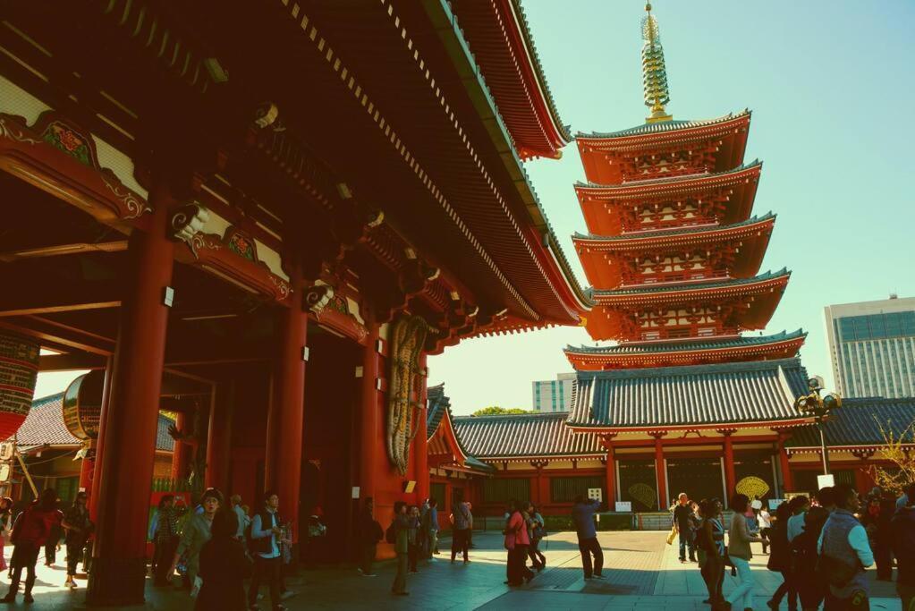 203 Oshiage Sta 3Mins Walk! Wi-Fi Elevator 4Pax Apartment Tokyo Ngoại thất bức ảnh
